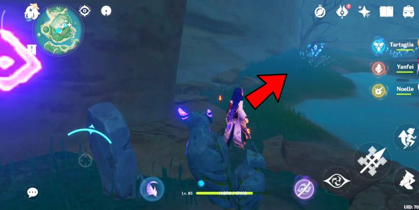 Follow the gaze of the Thunderbird