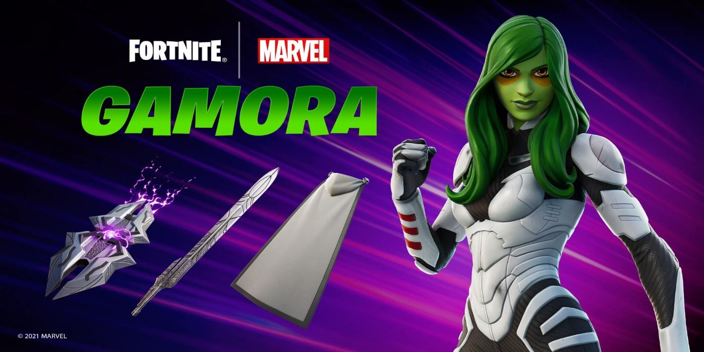 Fortnite Gamora Bundle Key Art