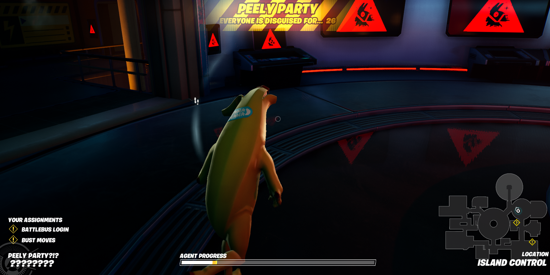 Скриншот Fortnite Impostors Sabotage Peely Party