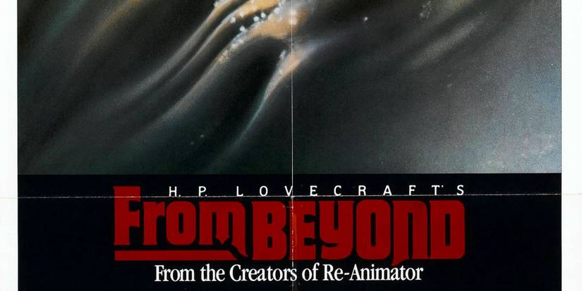 Theatrical poster for From Beyond featuring the film's title