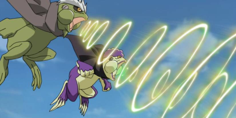 Naruto Fukasaku and Shima attacking together