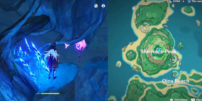 Genshin Impact Inazuma Center Of Shirikoro Peak