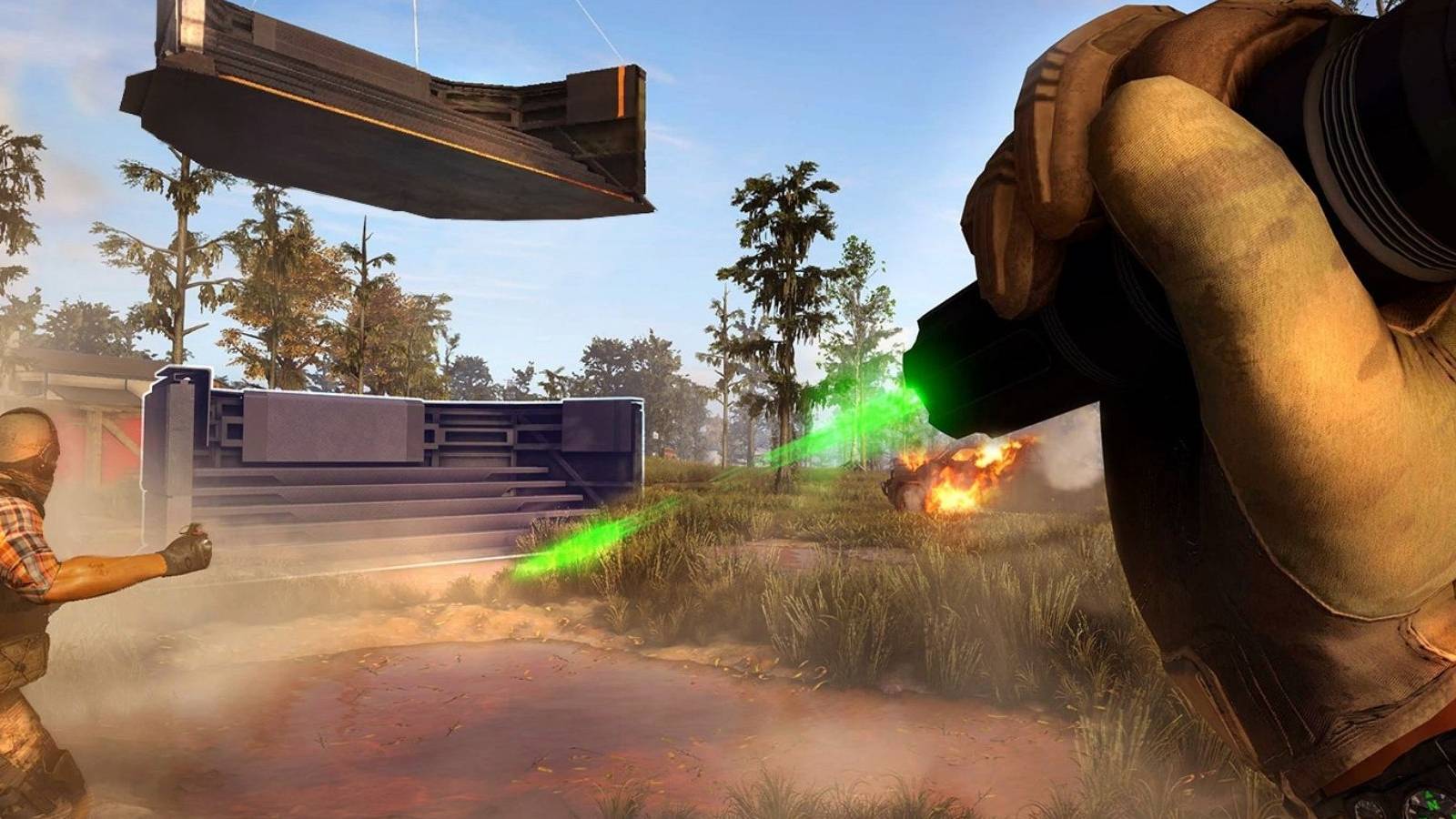 Ghost Recon Frontline green laser 