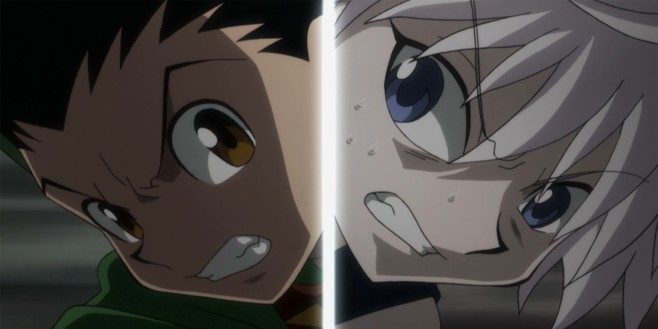 Gon and Killua try to escape