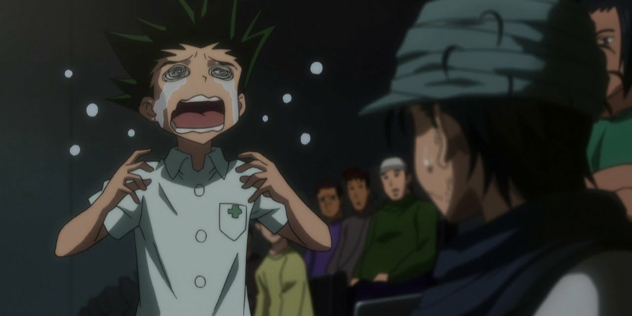 Gon meets his father, Ging