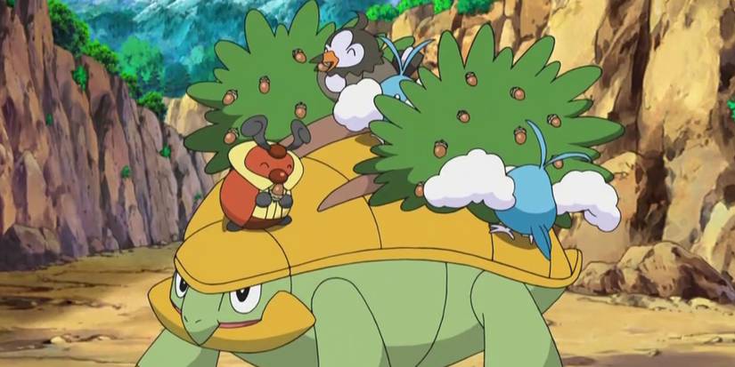 Grotle growing berries