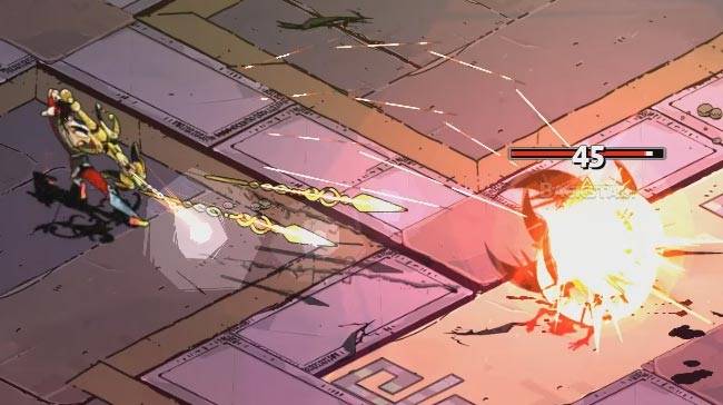 Hades Homing Arrows Hitting Skelly With The Aspect Of Chiron