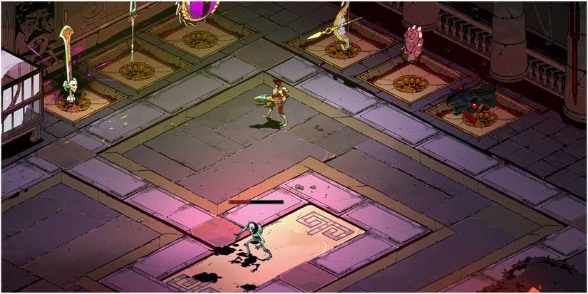 Hades Using The Exagryph For Practice Against Skelly