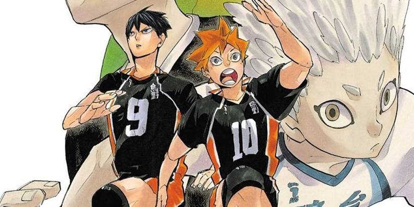 Haikyuu - Volume 8 Cover Art Showing Off Kageyama And Hinata