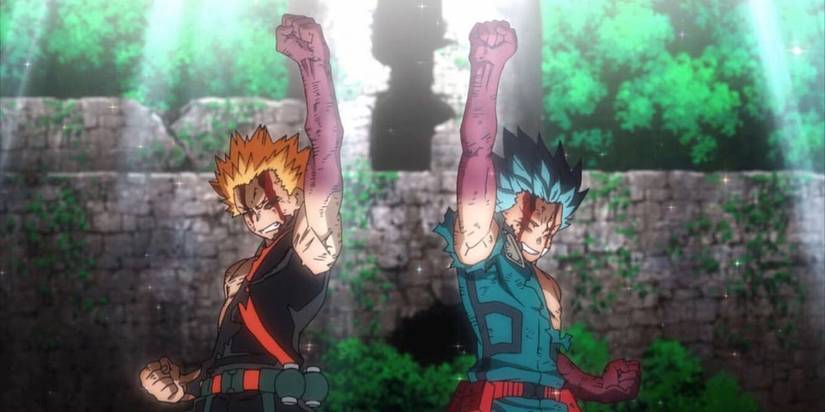 Heroes Rising Deku and Bakugo One for All Boss Fight