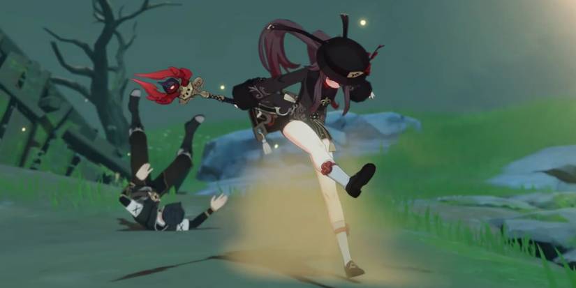 Hu Tao after charging