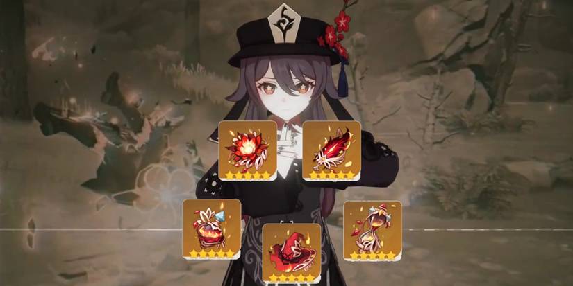 Hu Tao with Crimson Witch