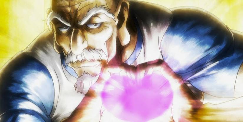 Isaac Netero shows off his power to the King