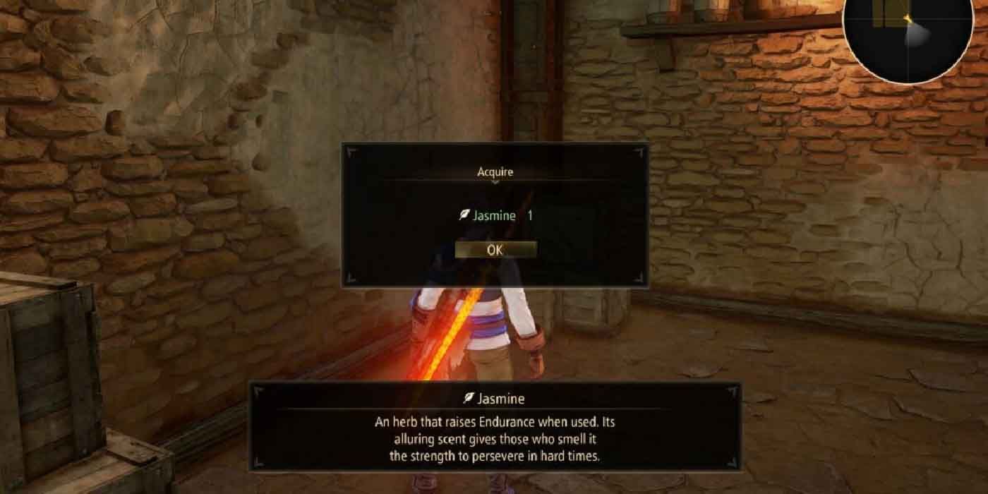 Finding the consumable Jasmine in Tales of Arise