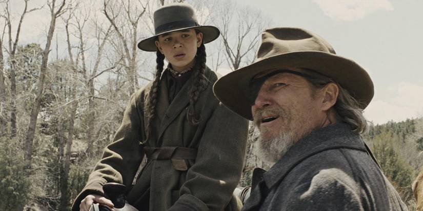 Jeff Bridges and Hailee Steinfeld in True Grit