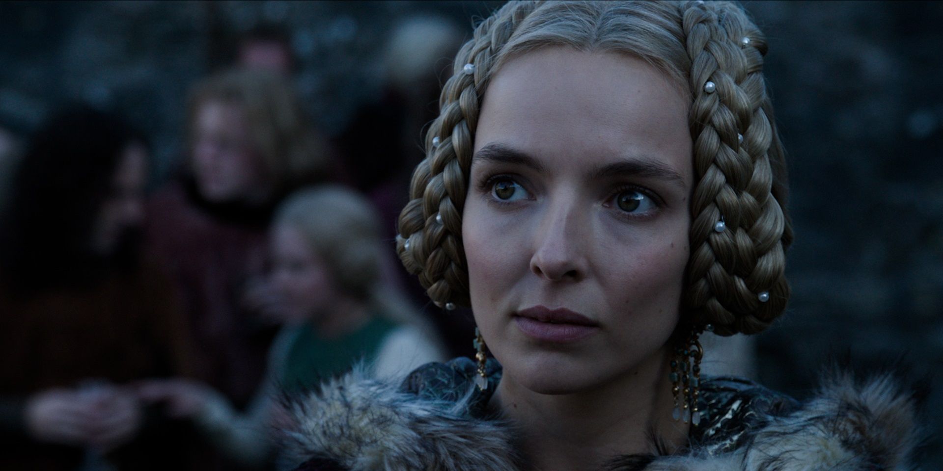 Jodie Comer as Lady Marguerite in The Last Duel