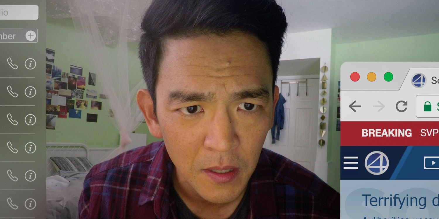David Kim (John Cho) looks for his missing daughter over the Internet in 'Searching'