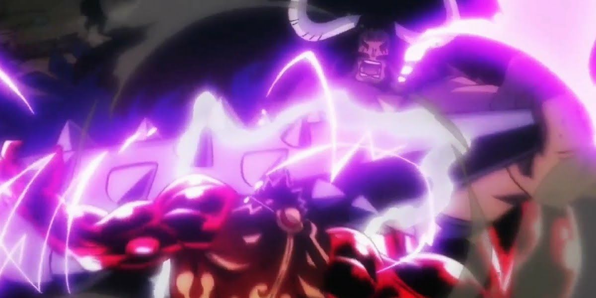 One Piece Kaido defeats Luffy with one hit