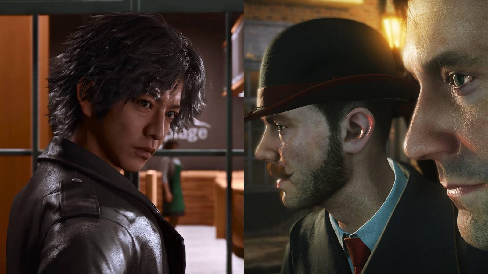 Lost Judgment's Yagami and Holmes and Watson