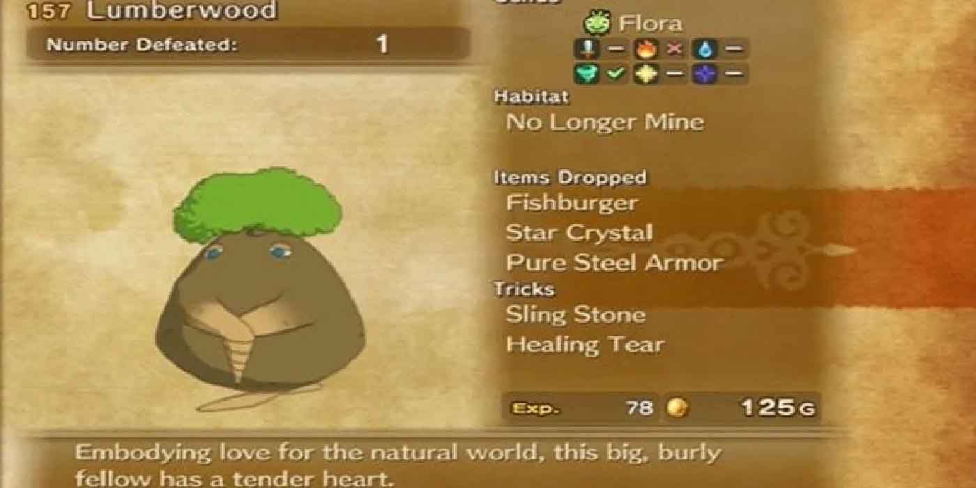 The tree-like Lumberwood is the best tank in Ni No Kuni