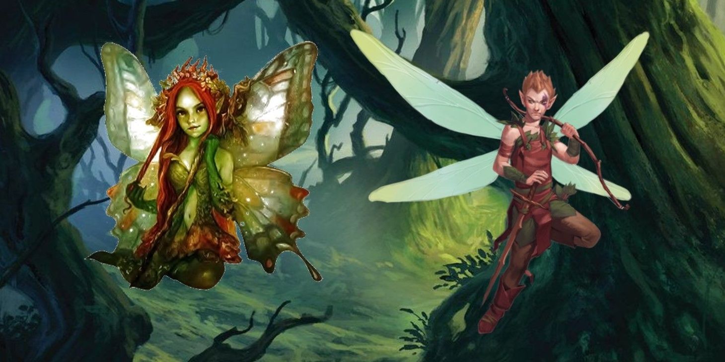 Magic-The-Gathering Dungeons and Dragons Fairies