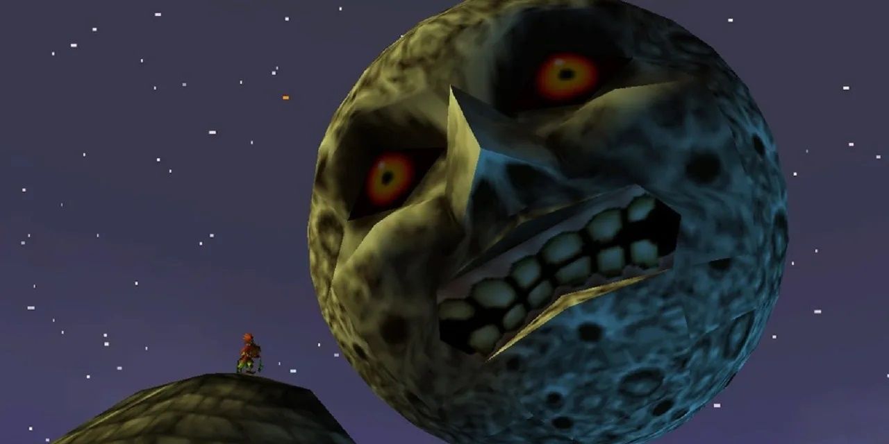 The Moon From The Legend Of Zelda Majora's Mask