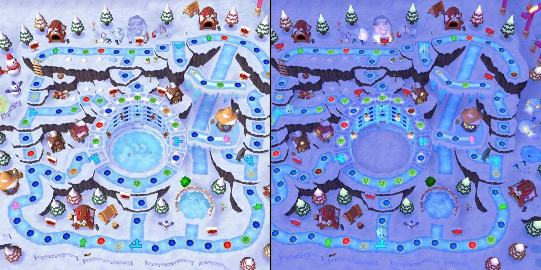 Mario Party 6 Snowflake Lake