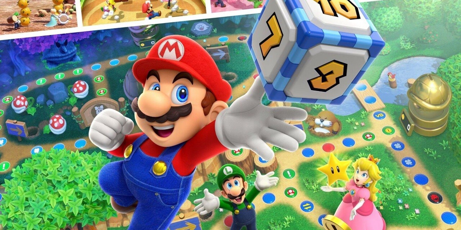 Fan Poster Combines Mario Party and Squid Game