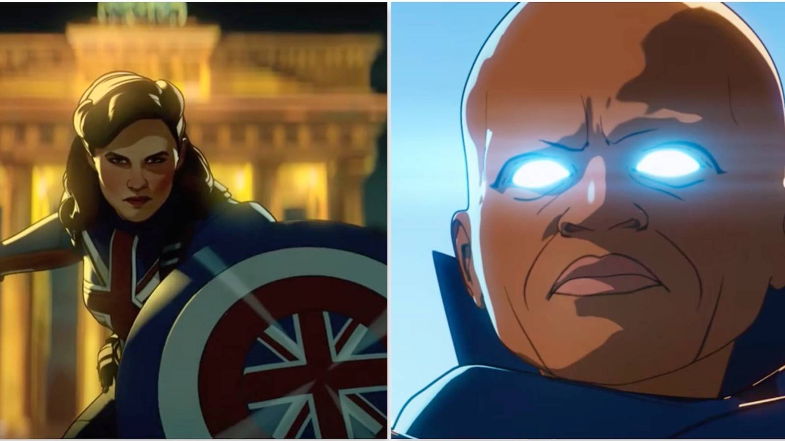 Captain Carter and The Watcher from Marvel’s What If
