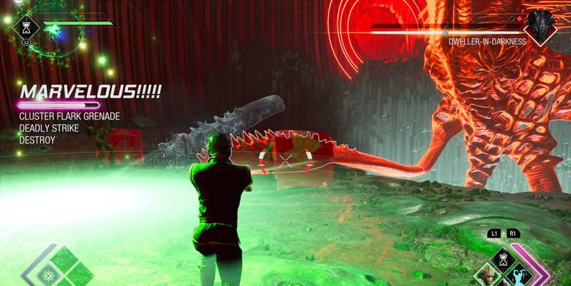 Marvel’s Guardians of The Galaxy star-lord firing at tentacle in chapter 4