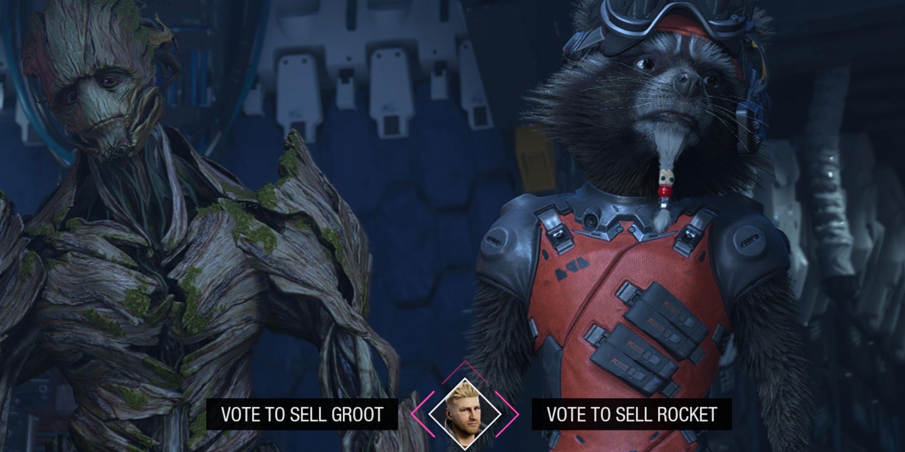 Marvel’s Guardians of The Galaxy rocket racoon groot decision choice chapter 3