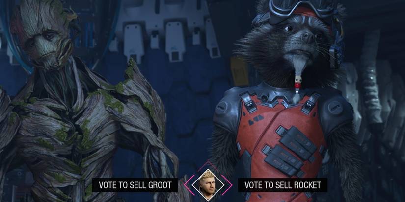 Marvel’s Guardians of The Galaxy rocket racoon groot decision choice chapter 3