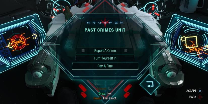 Marvel’s Guardians of the Galaxy peter quill star-lord captains seat console on the milano