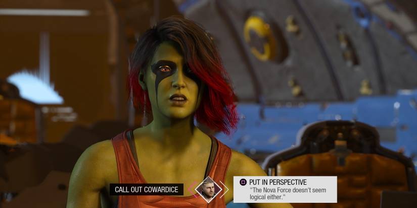 Marvel’s Guardians of the Galaxy gamora in chapter 9 nova worldmind in new xandar