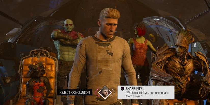 Marvel’s Guardians of the Galaxy team talking to nova worldmind on new xandar in chapter 9