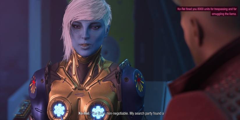 Marvel’s Guardians of the Galaxy llama fine nova corp kor-el