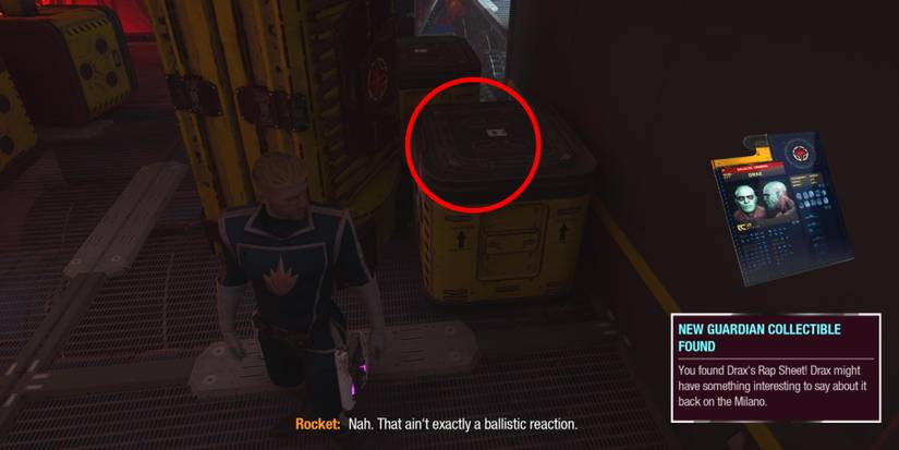 Marvel’s Guardians of the Galaxy drax's wrap sheet chapter 7