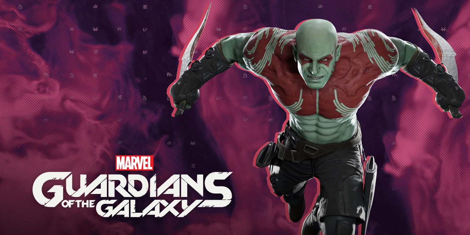 Marvel’s Guardians of the Galaxy drax promotional artwork