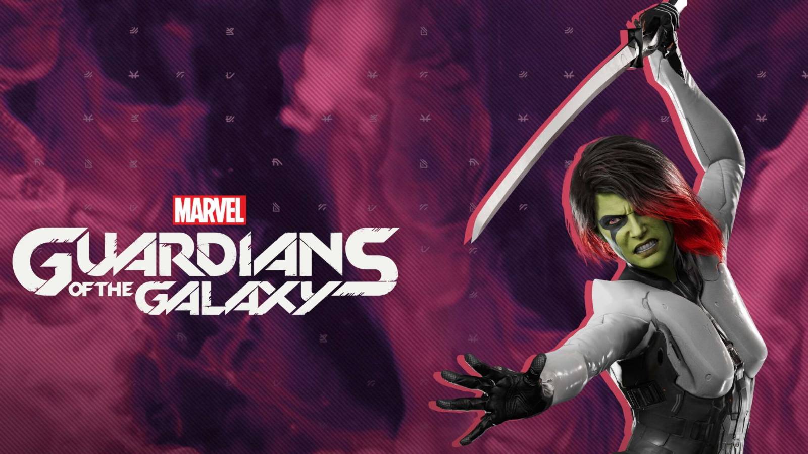 Marvel’s Guardians of the Galaxy gamora promotiona artwork