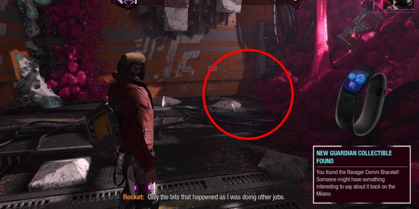 Marvel’s Guardians of the Galaxy ravager comm bracelet chapter 1