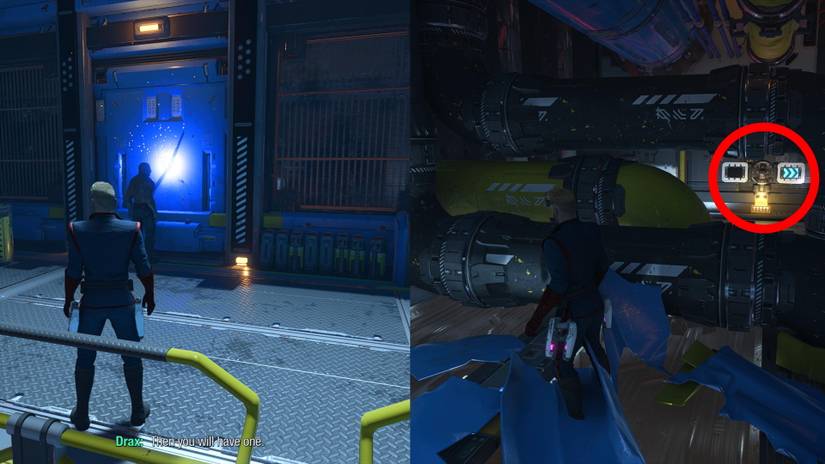 Marvel’s Guardians of the Galaxy hala's hope chapter 7 elevator power cell puzzle