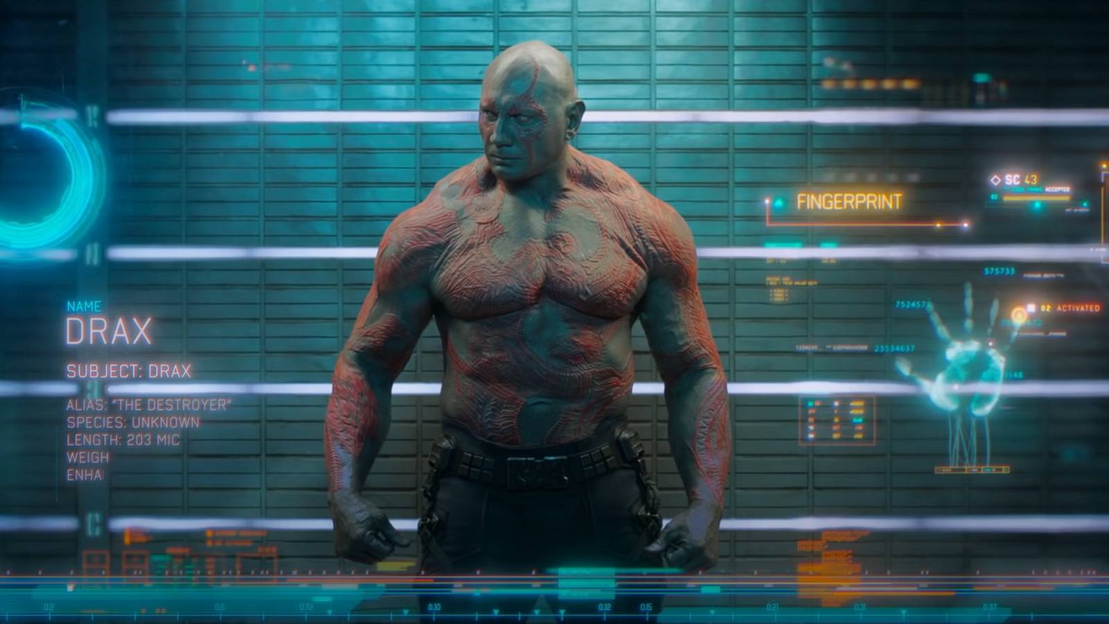 Guardians of the Galaxy drax dave bautista batista