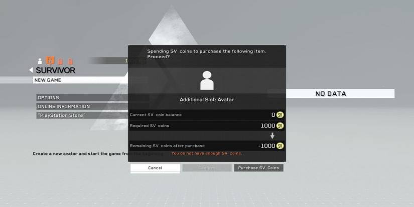 Metal Gear Survive: Purchasing extra save files