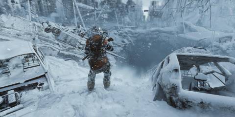 A snowy region in Metro Exodus