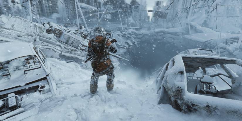 A snowy region in Metro Exodus