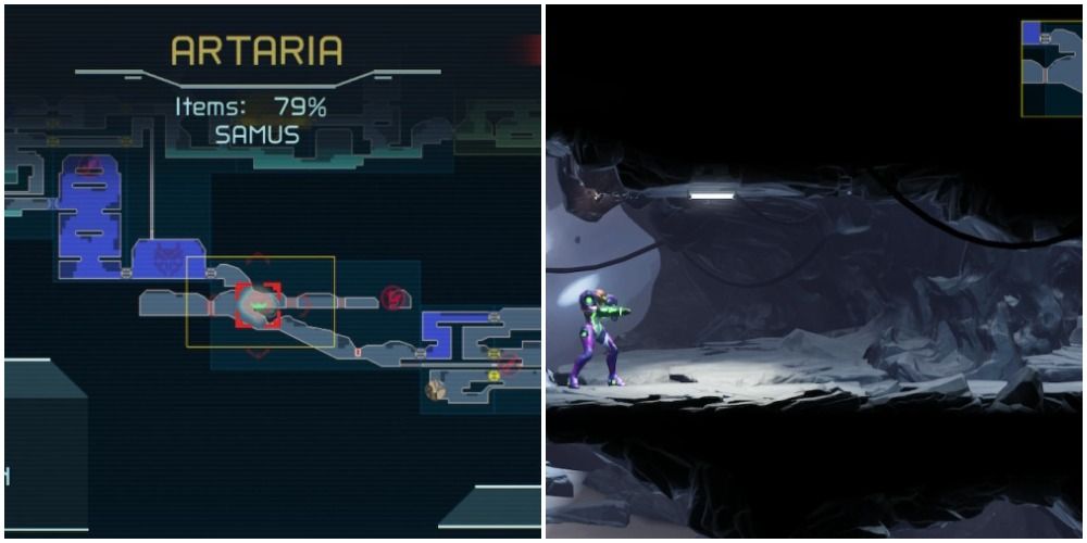 Metroid Dread Artaria Speed Boost Tunnel Map and Location Revealed