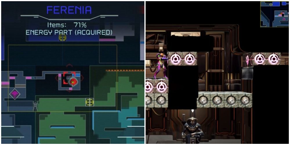 Metroid Dread Ferenia Grapple Block Room Map and Location Revealed