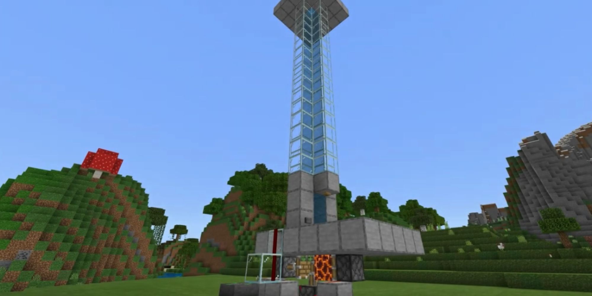 Автоматический пузырьковый лифт Minecraft