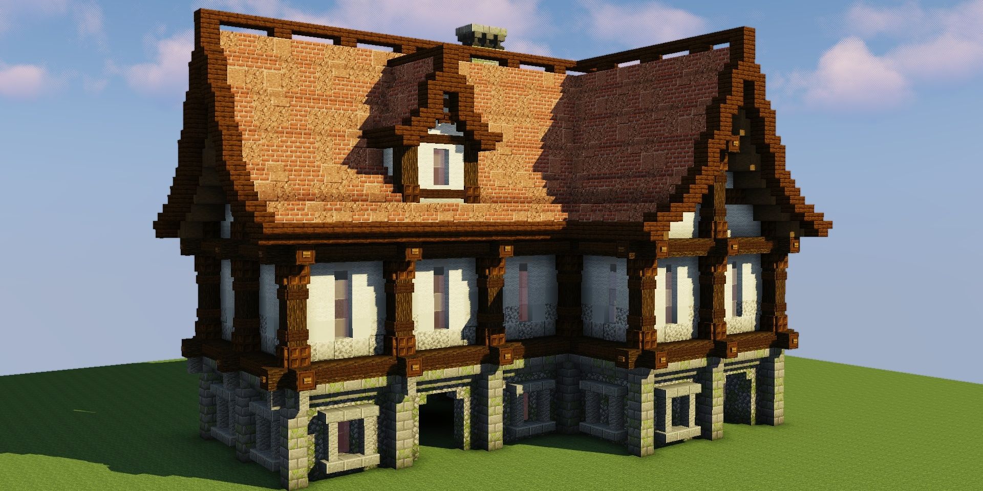 Minecraft Medieval Tudor House