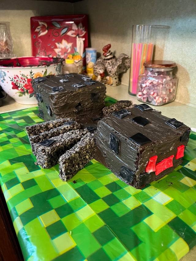 Minecraft Spider Cake 1